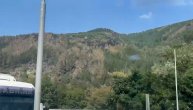 Posledice požara iznad Ušća u dolini Ibra. Požar ugašen