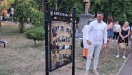 Tabla "Parka sećanja" u Vrnjačkoj Banji