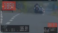 Suluda vožnja u Srbiji: Motociklista "leteo" skoro 200 na sat, vozač automobila i brže!
