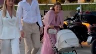Brat Filipa Živojinovića sa suprugom i bebom stigao na slavlje